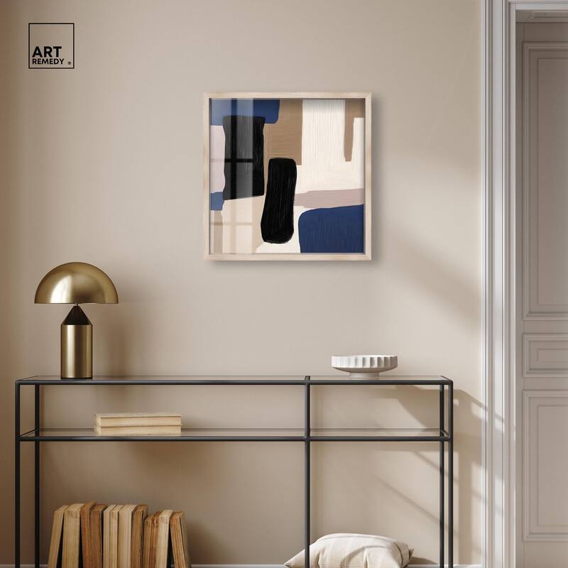 Blue Quietude I Shadowbox by Art Remedy