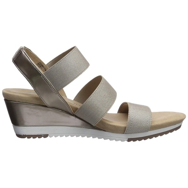 Anne klein lalima platform sales sandal beige