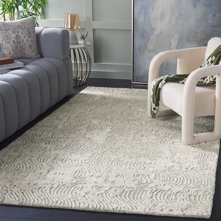 SAFAVIEH Handmade Glamour Maimu Modern Wool Rug
