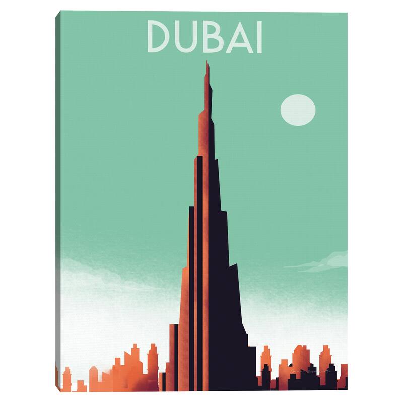Dubai Canvas Art Print