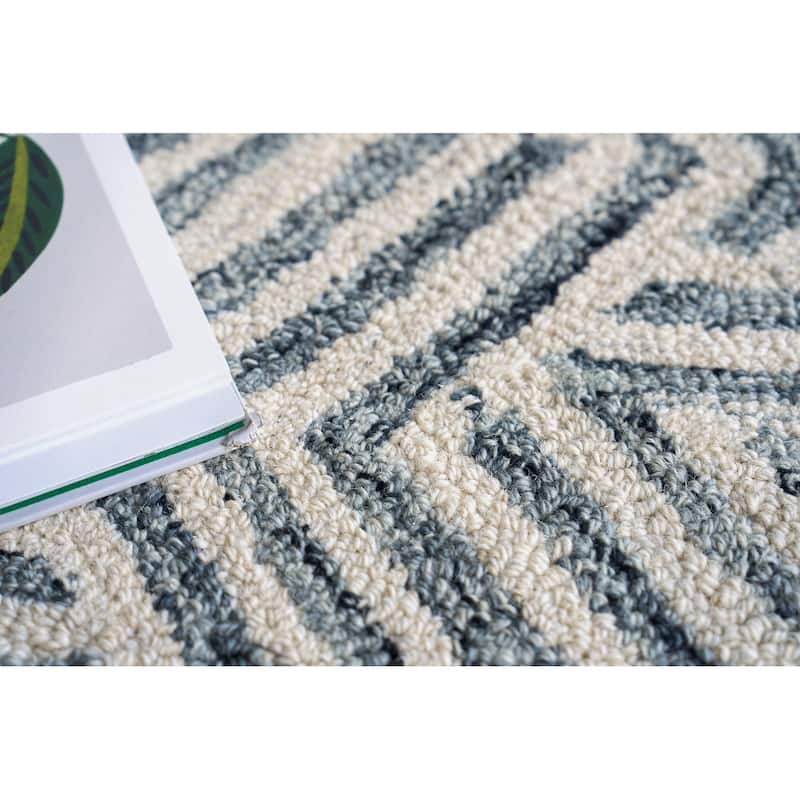 Exquisite Rugs Naturals Handmade Hand-tufted New Zealand Wool on Canvas Charcoal Area Rug