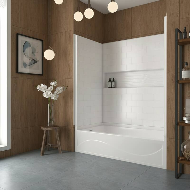 60 in. x 32 in. Soaking Alcove Bathtub