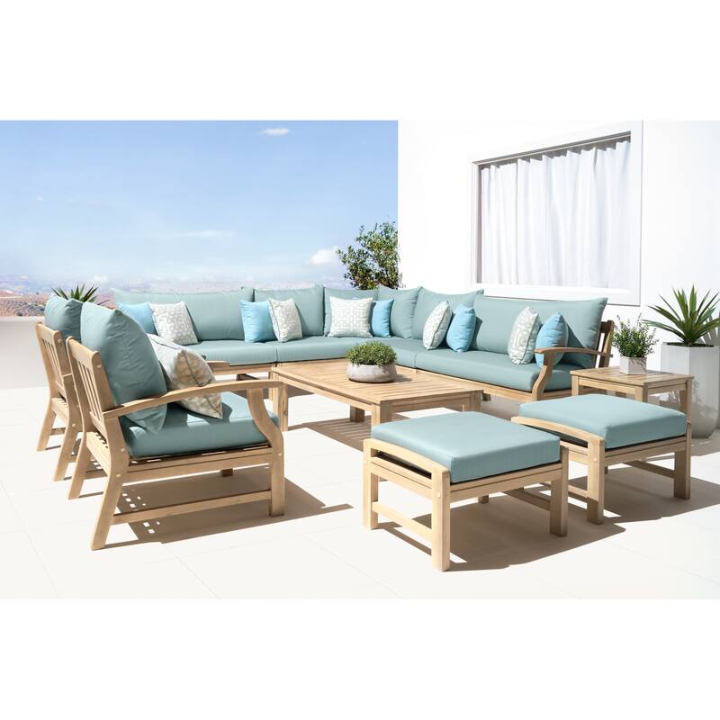 Kooper 11 Piece Sunbrella Outdoor Patio Estate Collection