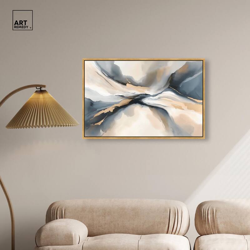Dynamic Swirls I Canvas by Art Remedy