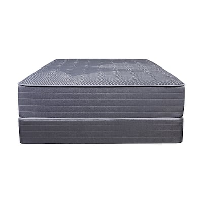 Onetan, 13-Inch Firm Tight top Pocket Coil Hybrid Foam Encased Mattress, with optional 4" or 8" Wood Box Spring set.