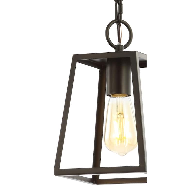 Marais 6.25" Metal LED Pendant, Oil Rubbed Bronze by JONATHAN Y