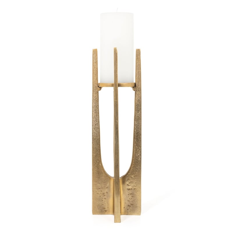 Sanders Metal Pilar Candle Holder