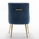 preview thumbnail 91 of 106, SEYNAR Modern Dining Chairs Set of 6, Velvet Accent Chair Tufted Back Armless Chair with Back Pull