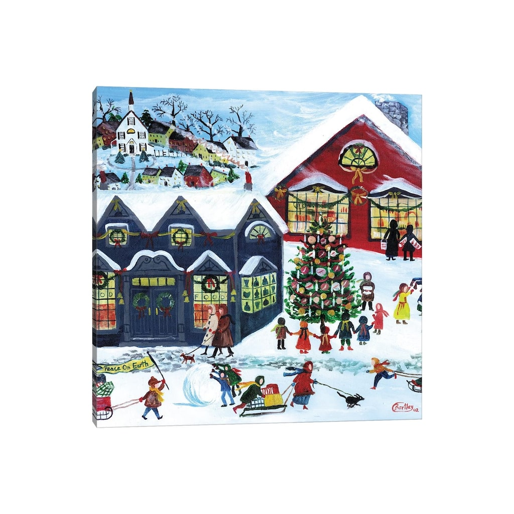 iCanvas "Peace On Earth" by Cheryl Bartley Canvas Print