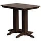 preview thumbnail 17 of 40, Poly Lumber Bar Table 4' - Tudor Brown