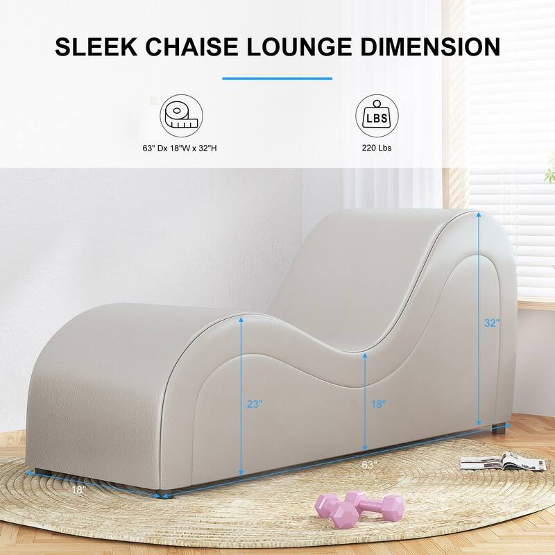 Mixoy Modern PU Leather Yoga Chair Indoor