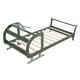 preview thumbnail 6 of 6, Twin Size Aircraft Shaped Wood Platform Bed with Shelves and Propeller - Vintage Style