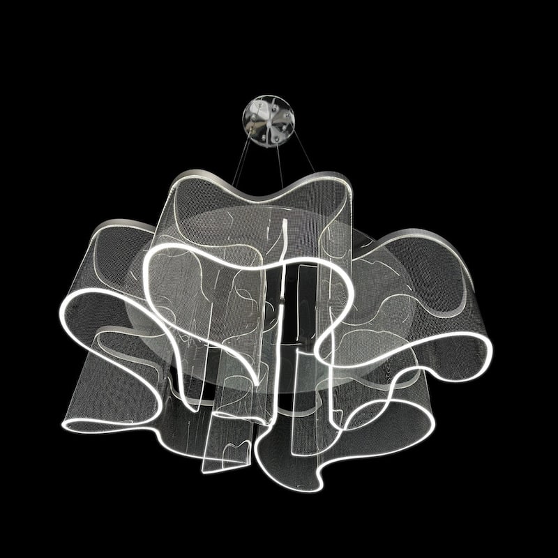 Luxury LED Modern Chandelier Pendant Light - Chrome