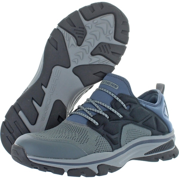 skechers mens grey trainers