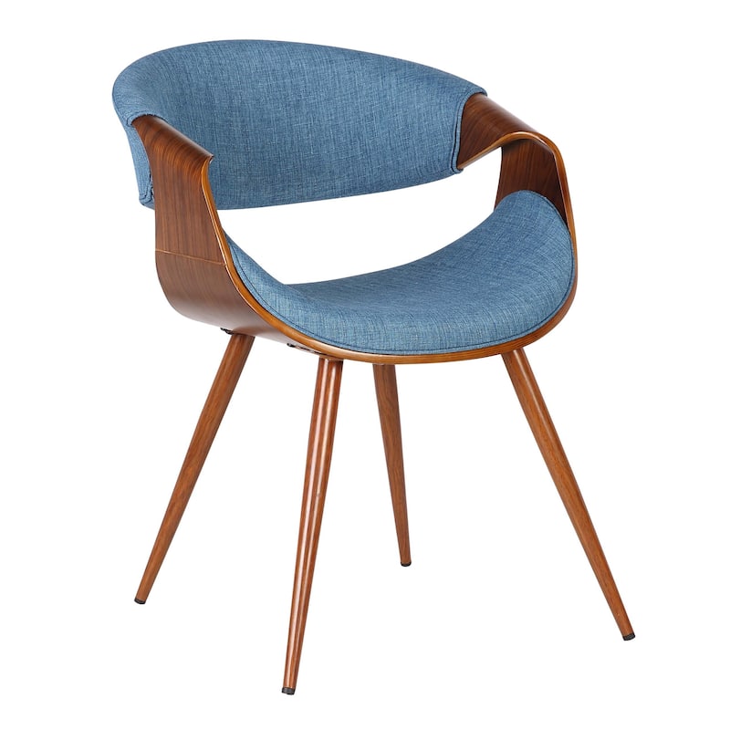 Carson Carrington Skibby Wood and Fabric Mid-century Dining Chair