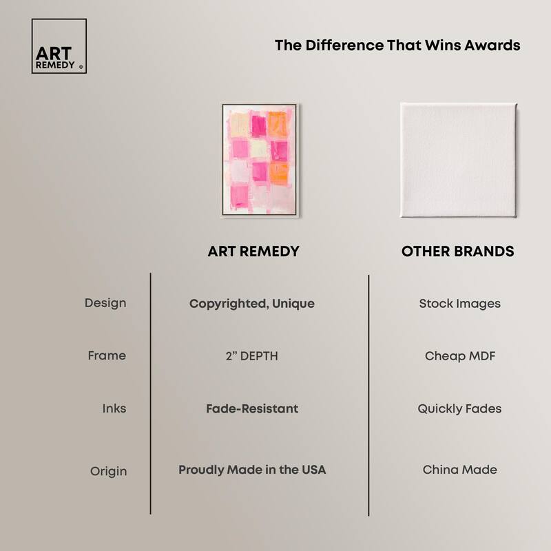 Color Squares I Canvas by Art Remedy