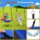 preview thumbnail 3 of 5, 32" Saucer Swing with Stand for Kids Outdoor