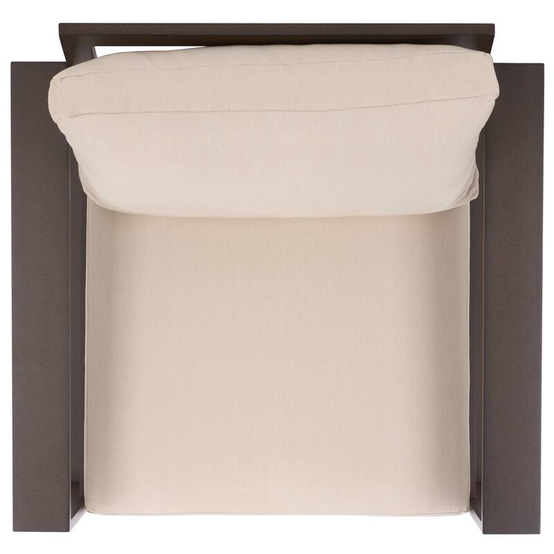 SAFAVIEH Outdoor Living Fash Aluminum Chair (Set of 2) - 36"W x 34"D x 30"H