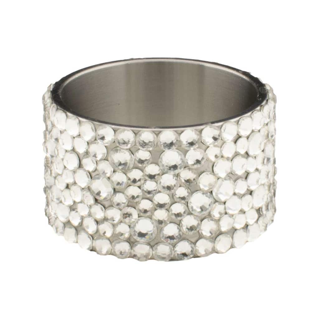 Sparkles Home Rhinestone Strass Napkin Ring (Set of 4)