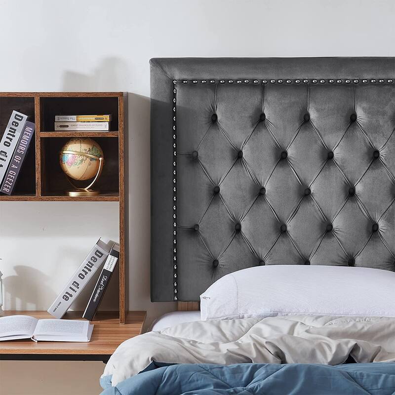 Tavira Allure® College Dorm Headboard with Legs - Tufted Rivet by DormCo