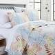 preview thumbnail 1 of 6, Tropic Leaf Quilt and Sham Set