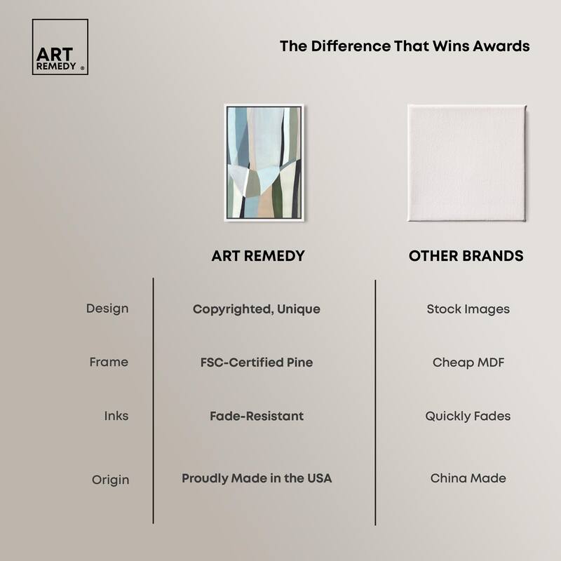 Abstract Fragments II Canvas by Art Remedy
