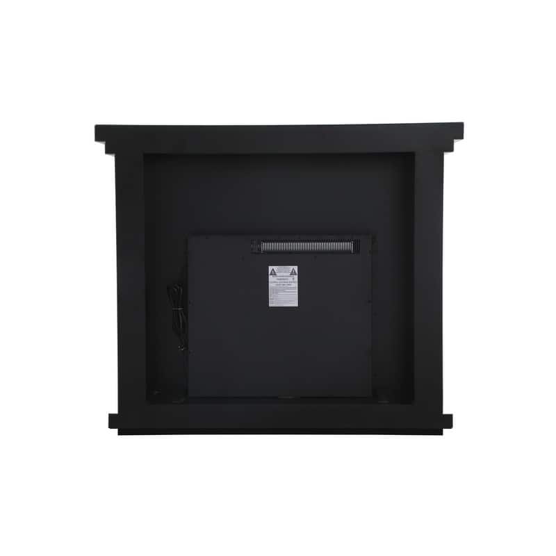 Crystal Mirrored 47.5-inch Fireplace Mantle - N/A