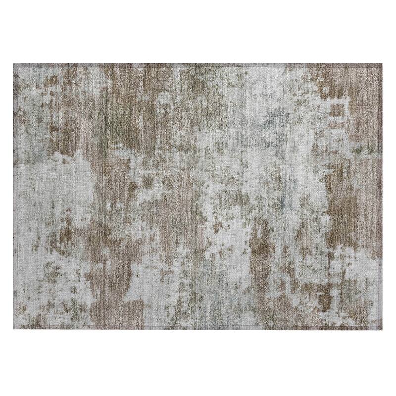Machine Washable Indoor/ Outdoor Modern Jenna Chantille Rug