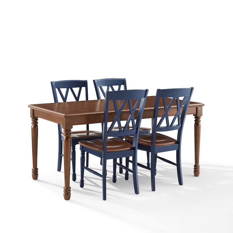 Crosley Shelby 5-Piece Dining Table Set For 4