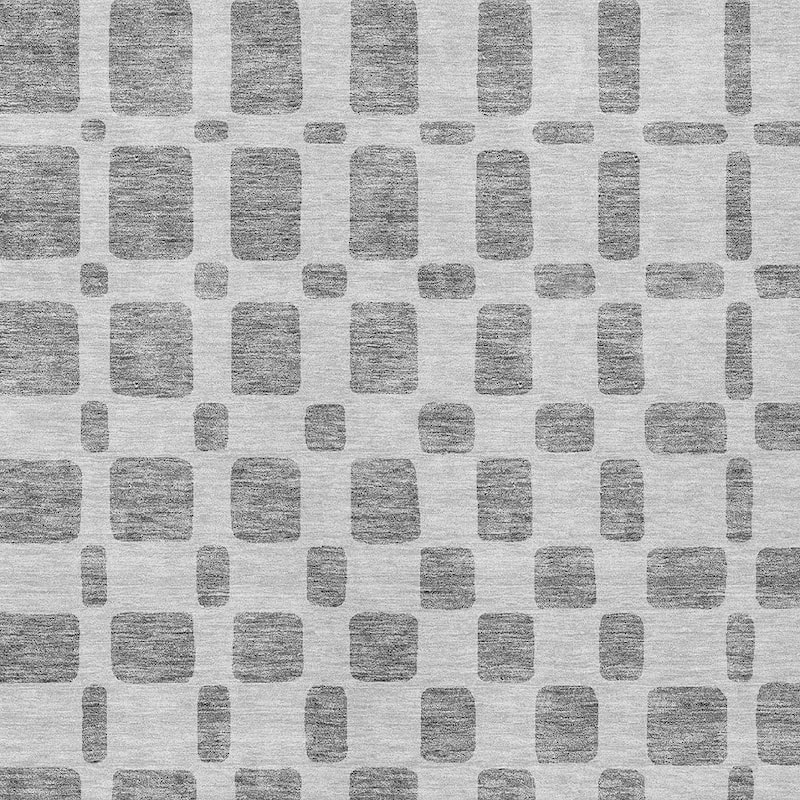 HomeRoots Geometric Transitional Rectangle Outdoor Rug