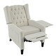 preview thumbnail 36 of 54, Manual Adjustable WingBack Recliner Chair, with Foldable Side Table, USB Charging Ports, PushBack Reclining Chairs