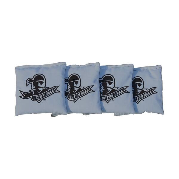 slide 2 of 3, Seton Hall Grey Cornhole Bags All-Weather Resin Filled