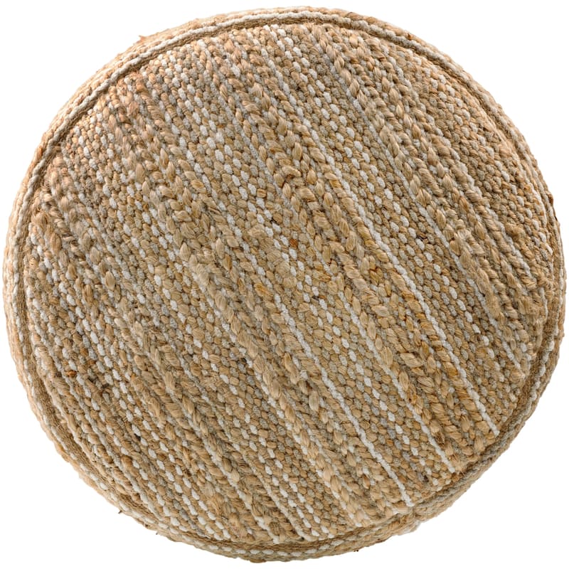 Artistic Weavers Denpasar Global Solid Color Pouf