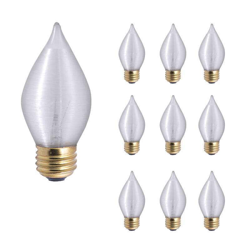 Bulbrite Spunlite Multi Pack of Dimmable Satin Incandescent Bulb