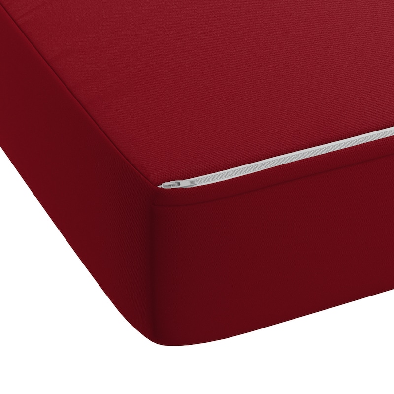 California Umbrella Outdoor Deep Seat Cushion Set, 24" x 48", 5.5" Thick Seat, Solstice Olefin Fabric