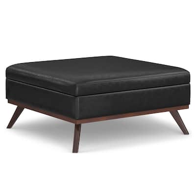 XL Square Coffee Table Storage Ottoman