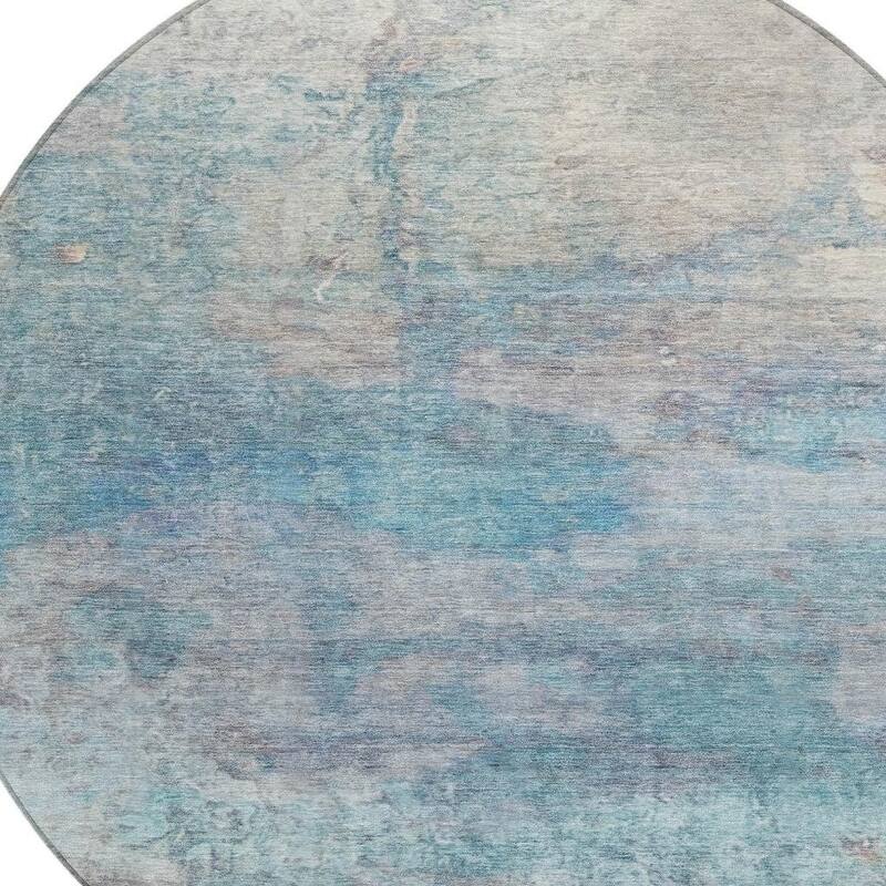 HomeRoots Abstract Transitional Rectangle Outdoor Rug