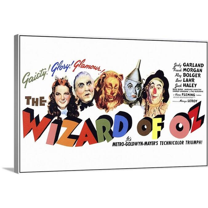 "The Wizard of Oz (1939)" Canvas Wall Art