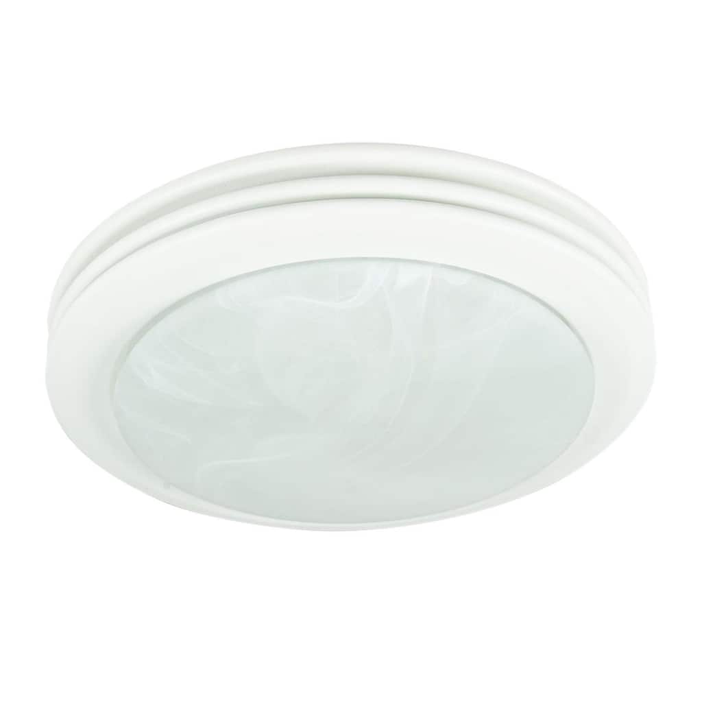 Good Housekeeping Yorkshire 80 CFM 2.5 Sones Decorative Bathroom Ventilation Exhaust Fan with Lighting