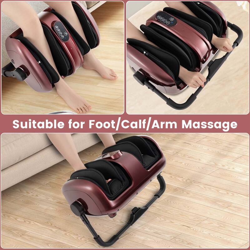 Costway Foot & Calf Massager Vibration Compression Electric Leg - See Details