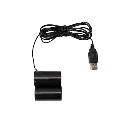 Battery Replacement Power Packs - Black - 58" - Set of 2