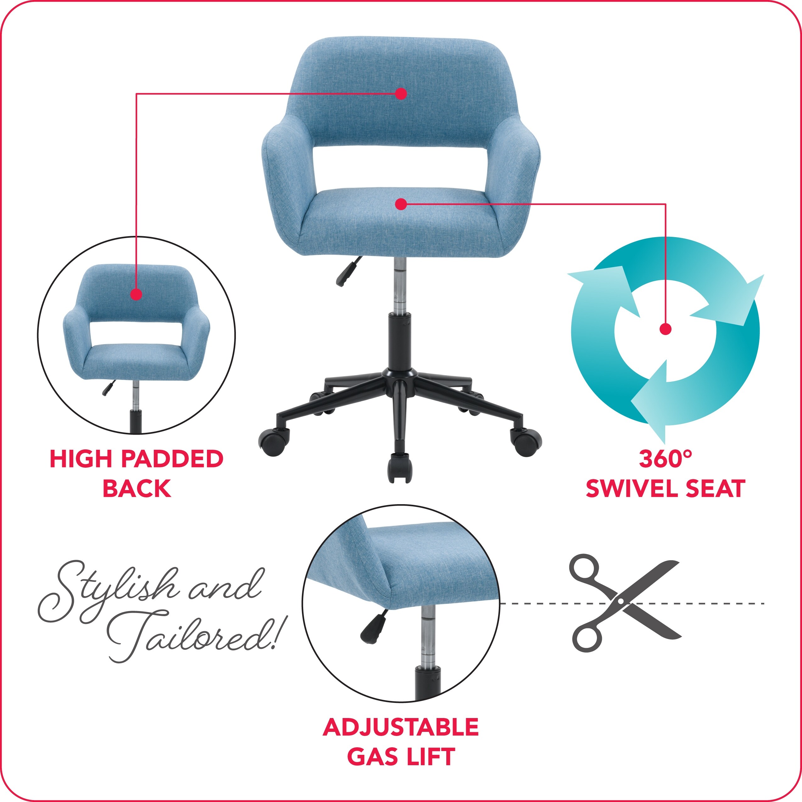 Marlowe ergonomic online task chair