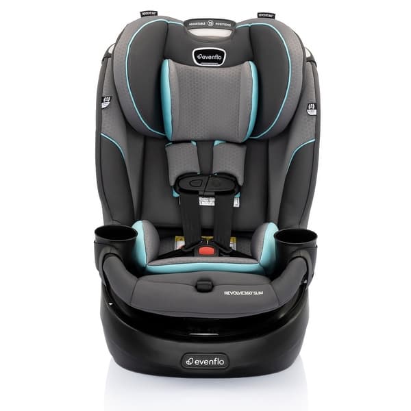 slide 2 of 28, Revolve360 Slim 2-in-1 Rotational Car Seat Blue