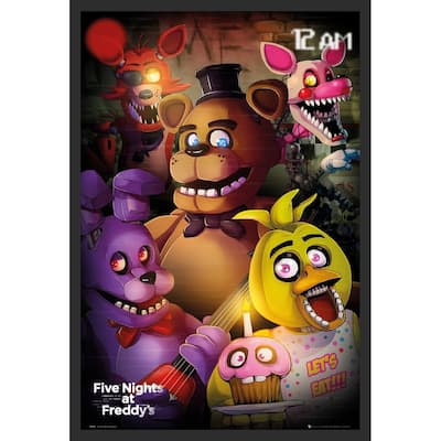 Five Nights at Freddy's - Group Framed Art Poster - 24 x 36 Inch