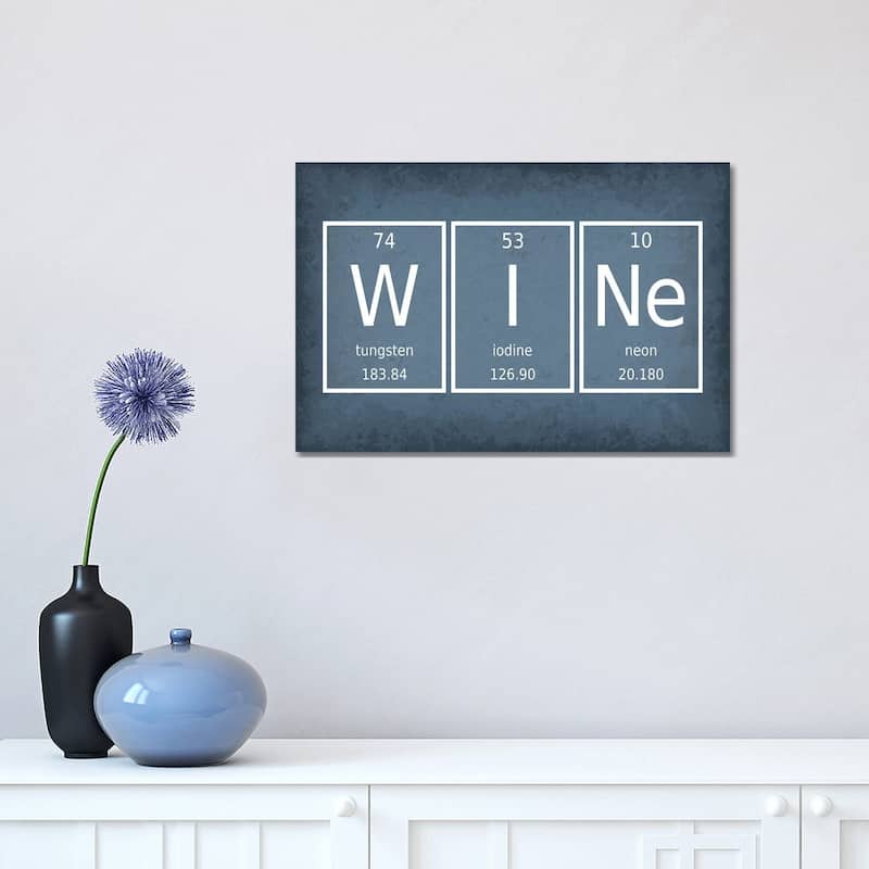 iCanvas "Wine" by GetYourNerdOn Canvas Print - 12x18x1.5