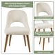 preview thumbnail 26 of 49, INK+IVY Nola Upholstered Dining Side Chairs with Cutout Back design (Set of 2)