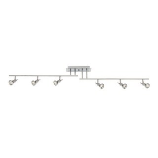 Access Lighting Viper 6 Light 62" Wide LED Fixed Rail Linear Ceiling