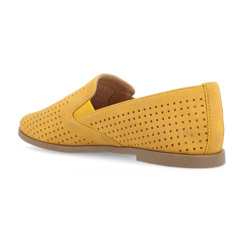 Journee Collection Women's Lucie Slip On Almond Toe Loafer Flats