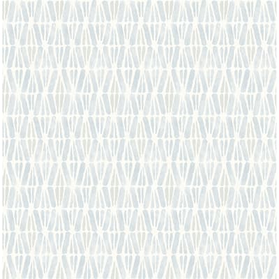 Chesapeake Nabi Light Blue Geometric Wallpaper