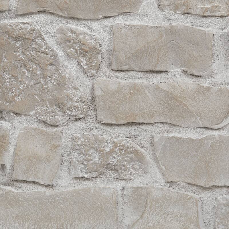 Scottsdale 20"H Square Stone Propane Tank Cover in Beige by Real Flame